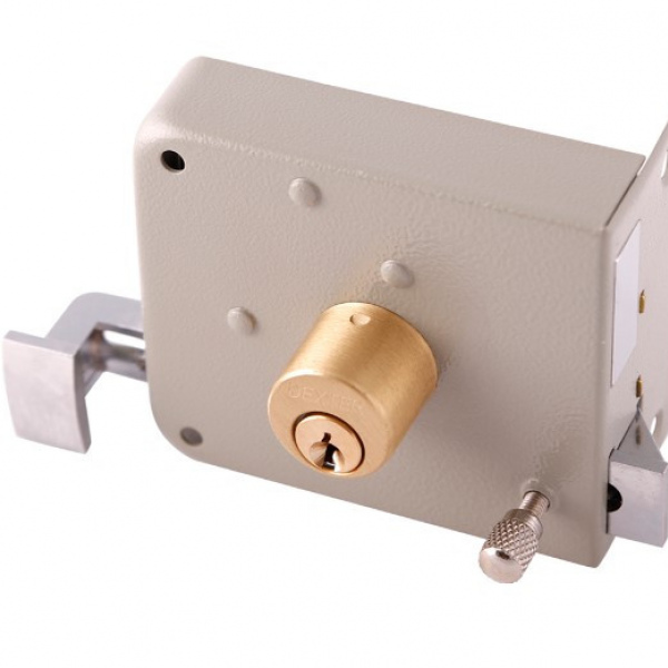 CERRADURAS DEXTER DE SOBREPONER PRE-ARMADA DER GRIS