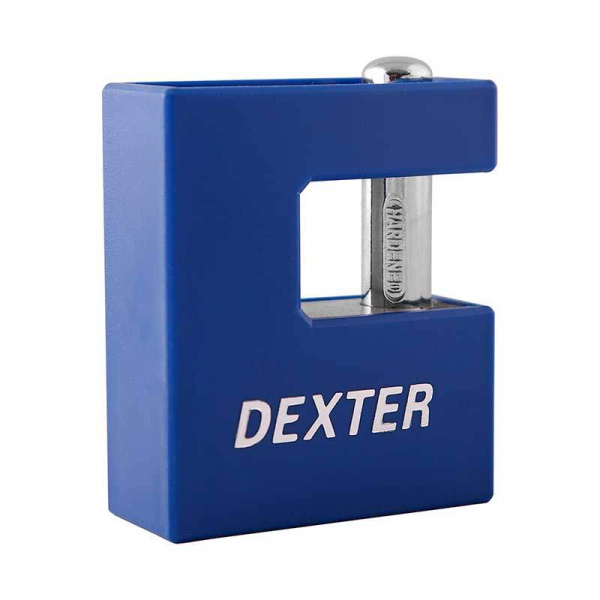 CANDADO DEXTER ANTIPALANCA 70 MM AZUL BP
