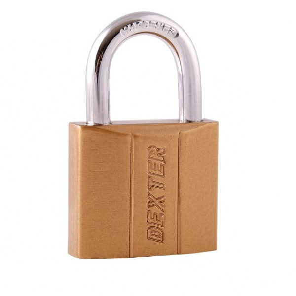 CANDADO DEXTER LATONADO 40 MM GC-